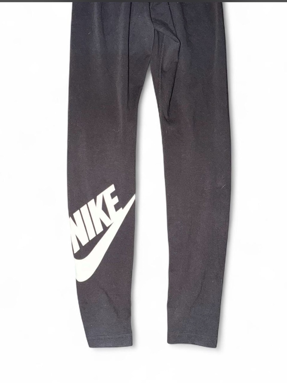 Nike Black Leggings with White Swoosh